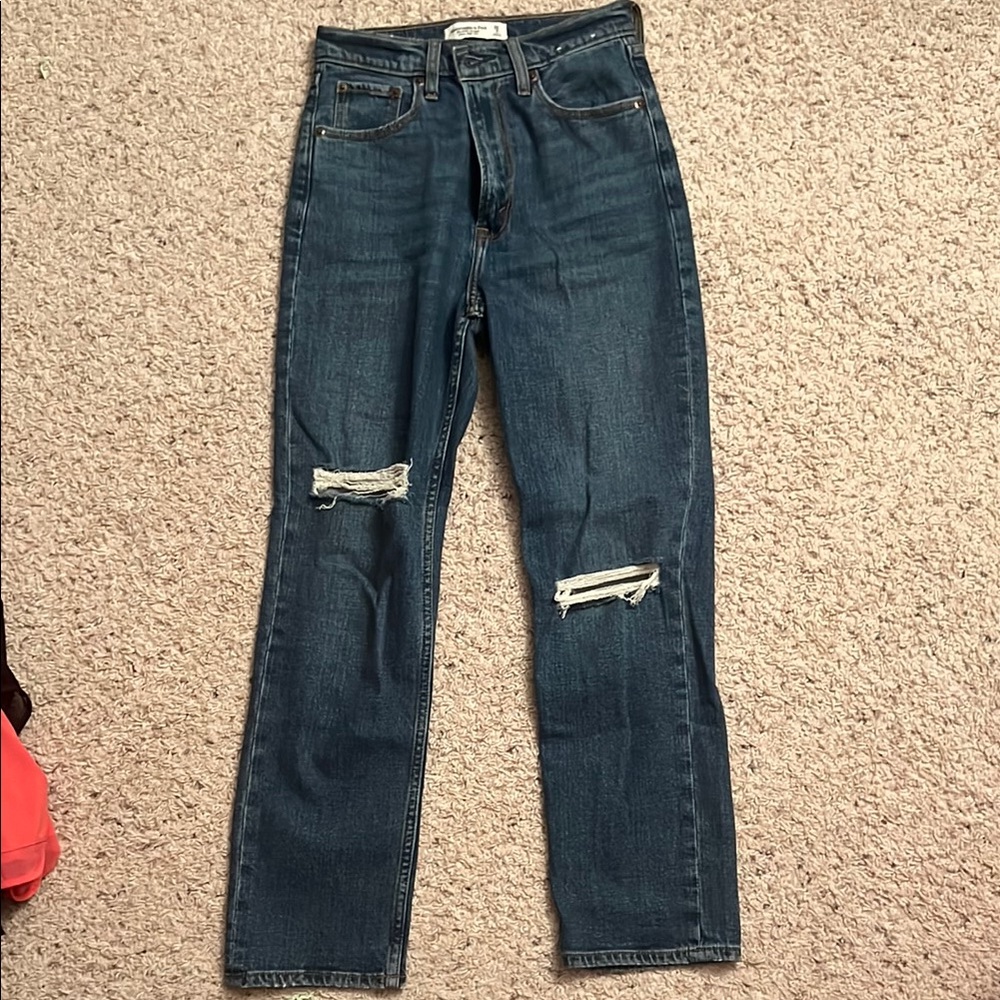 Abercrombie & Fitch Ultra High Rise Blue Jeans